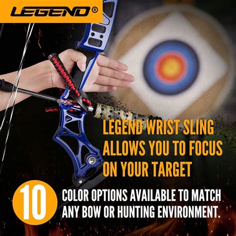 LEGEND 550 Paracord Bow Wrist Sling 